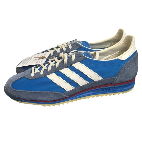 Adidas SL 72 OG Women’s Sneakers Blue White Retro Running Shoes Size 9 NIB - Picture 1 of 8